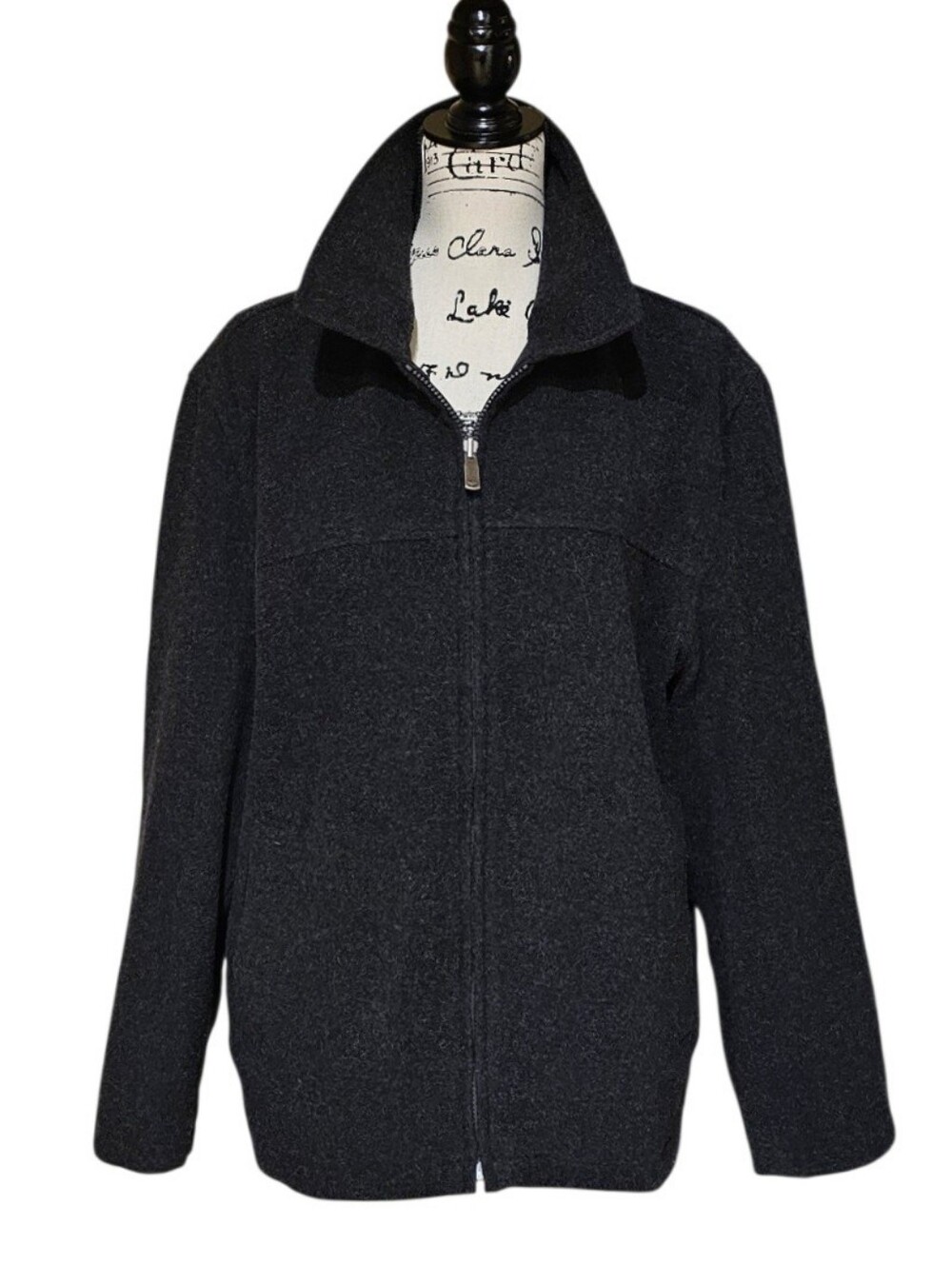 Dockers Reversible Black Wool-Blend Jacket